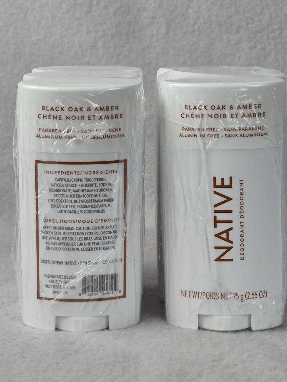 Native Deodorant Stick Bundle – 6 Pack | Aluminum-Free | 72-Hour Odor Protection